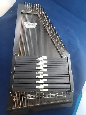 Vintage Oscar Schmidt Autoharp Musical Instrument Black Good 36 String Tuned • $115