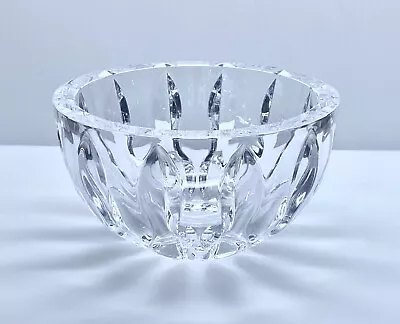 ELEGANT DEEP CUT CRYSTAL BOWL MILLER ROGASKA 7  GR8 4 ~ Garden Party Centerpiece • $38.88