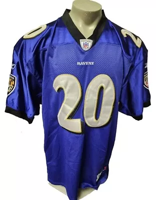 Reebok Baltimore Ravens #20 Ed Reed NFL Onfield Jersey Mens 54 • $124.99