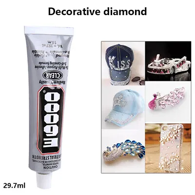 E6000 Glue Industrial Strength Crafts Diy Rhinestones 29.7ML Nail Patch Drill UK • £5.49