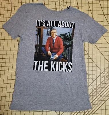 Mister Mr Rogers It's All About The Kicks Size XS Mens T-Shirt New • $8