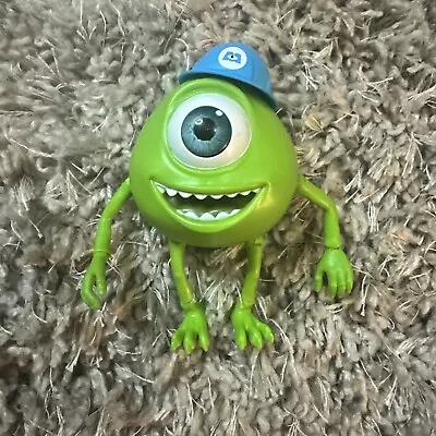 Disney PIXAR Monsters Inc MIKE WAZOWSKI 4  Talking Figure Loose WORKS • $5.25