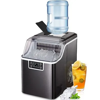 Counter Top Ice Maker Machine LCD Cube Home Makers With 44Lbs/24hfrom TX • $159.99