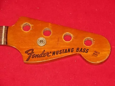 Fender 1975 Veneer Rosewood Mustang Bass Neck • $299.99