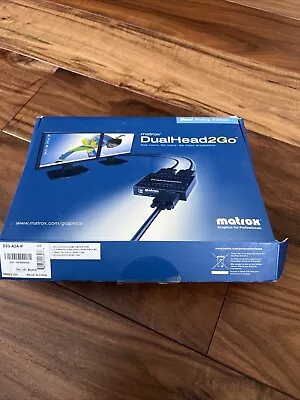 Matrox DualHead2Go External Multi-Display Upgrade For Laptop/PC D2G-A2A-IF • $19.99