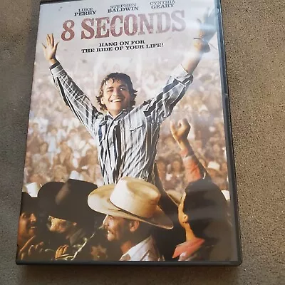 8 Seconds Dvd Luke Perry Great Rodeo Movie Free Ship U.s • $6.75