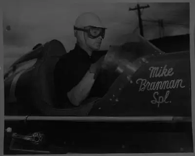 Clark Gable Complete With Helmet And Goggles Sits In The Mike 1950 Indy Photo • $9