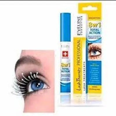 £4.39 • Buy Eveline 8in1 Eyelash Serum Total Action Conditioner Mascara Base Primer Lashes