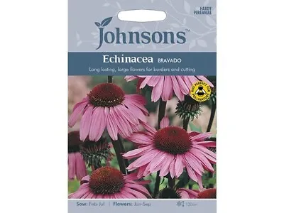 Johnsons Flower Seed Echinacea Bravado Seeds 50 Seeds Sow By December 2026  • £2.99