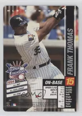 2002 MLB Showdown Pennant Run Super Season Frank Thomas #117 HOF • $8.59