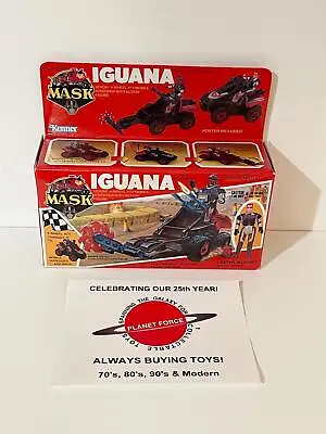 $149.95 • Buy 1986 Iguana & Lester Sludge MISB Sealed M.A.S.K. Vehicle MASK NEW