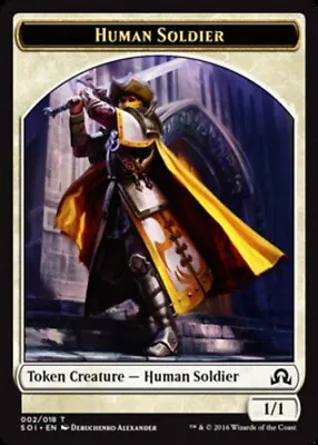 Token - Human Soldier X4 (Shadows Over Innistrad (2016)) MTG (NM) *CCGHouse* Mag • $4