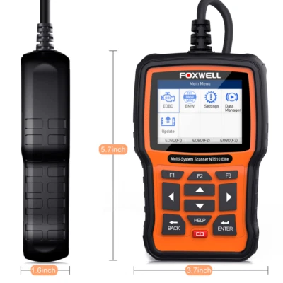 $142 • Buy FOXWELL NT510 Elite OBD2 Bi-directional Diagnostic Tool Fit For Mercedes BENZ