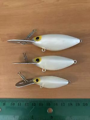 Vintage Storm Pre Rapala Magnum Hot’N Tot H AH BH 92 Bass Musky Fishing Lure Set • $29.99