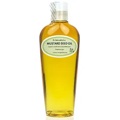 Mustard Seed Oil  Cold Pressed Unrefined Organic Free Shipping!!! • $50.99