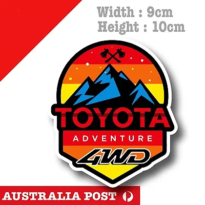 Toyota HILUX TRD Adventure 4WD Logo 4x4 Off Road Hilux Toyota  Stickers • $6.69