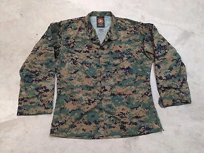 USMC Marine Perimeter Insect Guard Blouse  Woodland Marpat Camo Medium Short  • $19.99