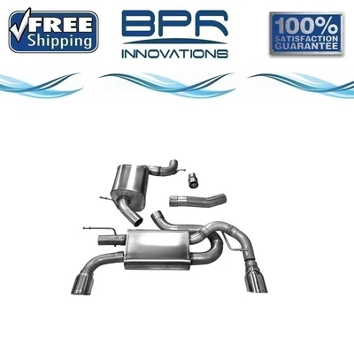 $1718.99 • Buy Corsa 304 SS Cat-Back Exhaust System Split Rear Exit For Golf GTI 10-14 14491