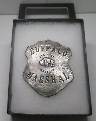 Vintage Buffalo Marshall State Of Montana Badge • $29.99