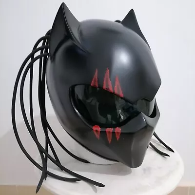 Batman Helmet Z/ Custom Motorcycle Helmet  Free International Shipping ECE DOT • $530