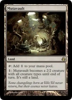 MTG-1x-Moderate Play English-Mutavault - Foil-Morningtide • $43.25