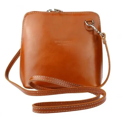 £20.99 • Buy Genuine Italian Leather Vera Pelle Mini Cross Body Bag Or Shoulder Bag