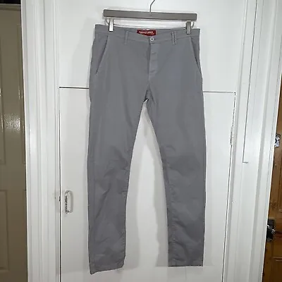 Mammut Trousers Grey Denim Tokyo Y-03 Size 32 Walking Hiking Outdoor • £37.99