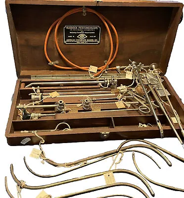 Old Medical Equipment Peritoneoscope Catheters Oddities And Curiosities • $175