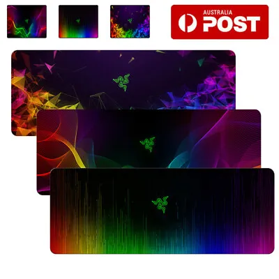 $4.85 • Buy Extra Large Size Gaming Mouse Pad Desk Mat Anti-slip Rubber Speed Mousepad Black