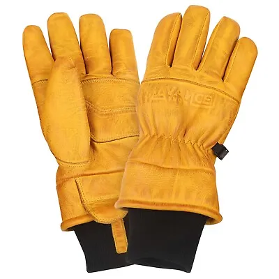 Vance Snow Goatskin Leather Insulated Ski And Snowboard Gloves • $49