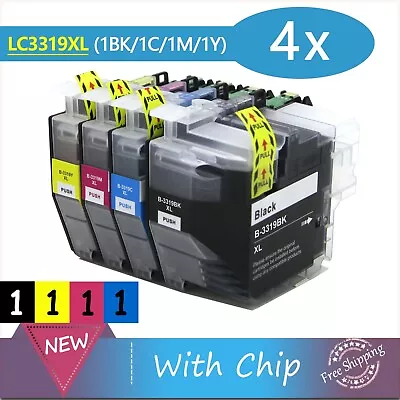 4 LC3319XL Ink Cartridges For Brother MFC-J 5330DW J 5730DW J 6530DW J 6930DW • $24.89
