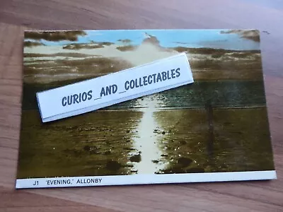 Evening Allonby Harvey Barton Viewcard Postcard J1 - Posted Maryport 1972 • £4.99