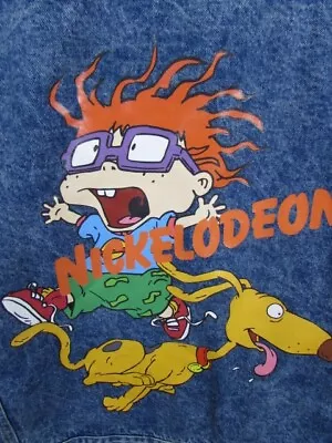 Members Mark Nickelodeon Rugrats Chuckie Jean Jacket Unisex Large Y2K 90s 2020 • $39.99