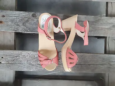 Swedish Clogs Sandals Maguba Melbourne Pink Size US Womens 7 / EU 37 • $69.99