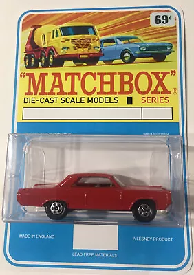 Matchbox #22 Custom Superfast Pontiac Coupe In Red. Blister Pack. • $59.95