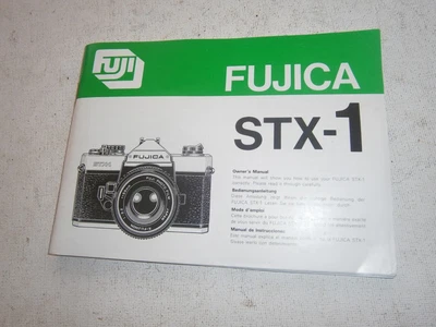 £3 • Buy Fujica STX-1 Camera Owners Manual