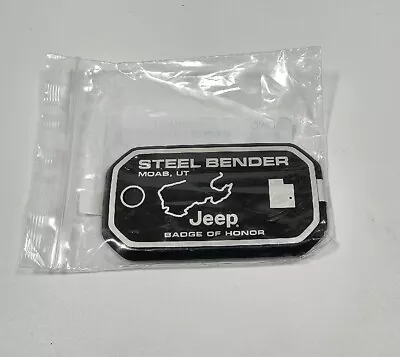 Steel Bender Moab UT Jeep Badge Of Honor • $44.99