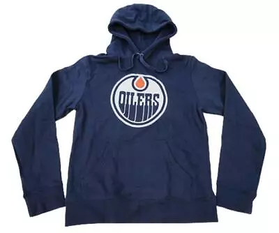 New Edmonton Oilers Mens Sizes S-M-L-XL-3XL Blue Hoodie • $23.51