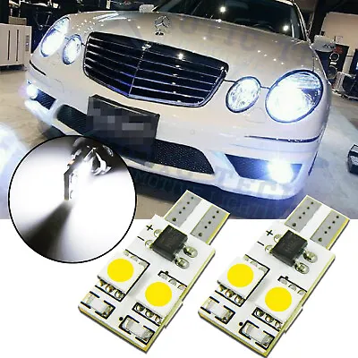 2x Xenon White Canbus Error Free W5W 2825 LED Parking Lights Bulbs For Mercedes • $6.97