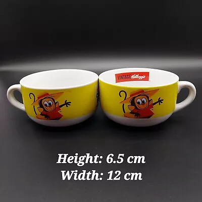£13.99 • Buy 2 Kellogg's Vintage Retro Style Coco Pops Cereal Bowl Mugs 2018 Collectable