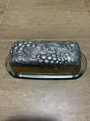 Arthur Court Designs Aluminum Grape Covered Butter Cream Cheese Dish  • $35.95