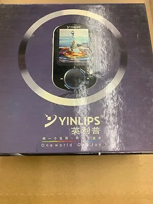 Yinlips MP3/MP4 Player Bundle Earphones Charger RCA Cables Manual Bag Black • $52.99