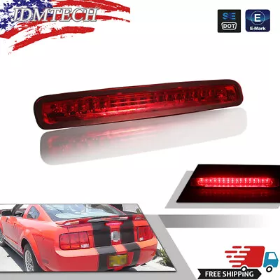 For 2005-2009 Ford Mustang LED Third 3rd Brake Light Stop Lamp Red • $16.99