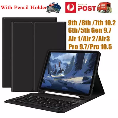 Smart Case With Bluetooth Keyboard For IPad 6th 5th Gen 2018 9.7 Air 1 2 Pro 9.7 • $37.88