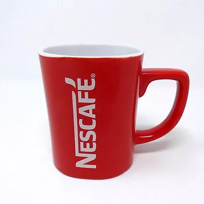 Nescafe Collectible Mug Coffee Cup Red Square FREE SHIPPING • $19.50