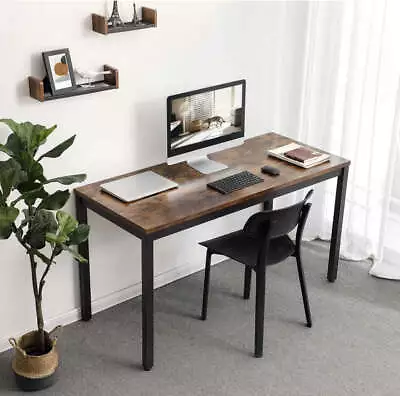 VASAGLE Industrial Computer Writing Desk 55 Inch Office Study Desk For Laptops • $60