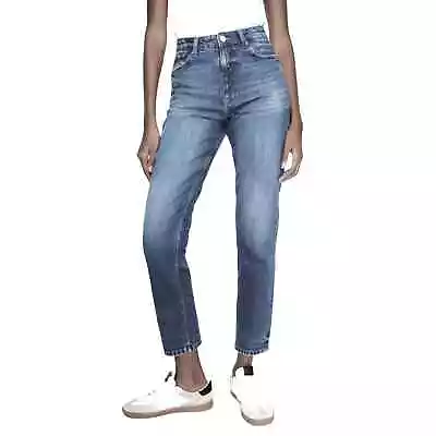 Zara Women's Size 6 The 90’s Mom Fit Jeans Tapered Retro Vintage Look FLAW • $24.99