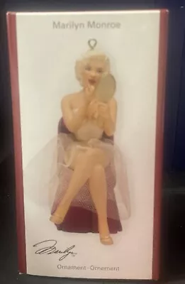 Marilyn Monroe Ornament-Ornament Carlton Cards Rare 2007 Make-up Ornament NEW • $74.95