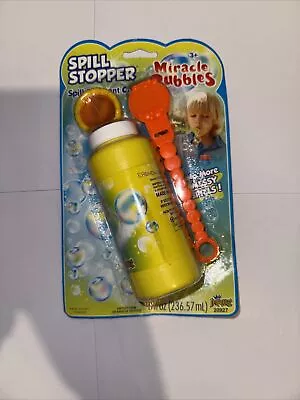 Miracle Bubbles Spill Stopper Anti Renversement 3 Piece 8 Oz  (T92) • $8.13