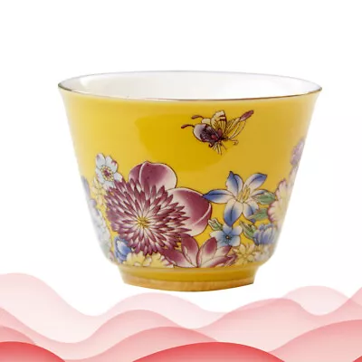 Japanese Sake Cup Tea Drinking Cup Floral Tea Cup Sake Bowl Cup • £11.90